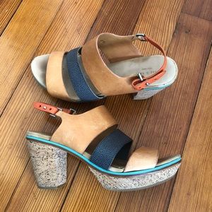 Rag & Bone Folsom Cork Platform Sandal 9